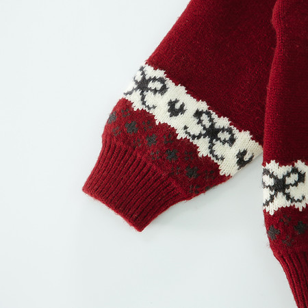 Candy Cane & 5320 Cartoon Cardigan Sweater