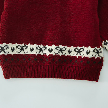 Candy Cane & 5320 Cartoon Cardigan Sweater