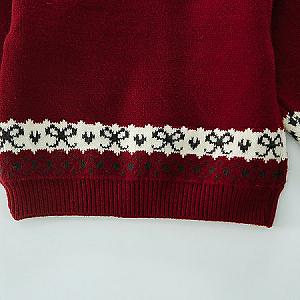 Candy Cane & 5320 Cartoon Cardigan Sweater