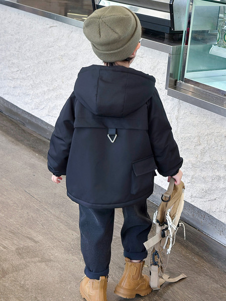 Amutong & 8071 solid color workwear plus velvet jacket 62